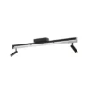 Downlight LED Pulse, negro, 100 cm, metal