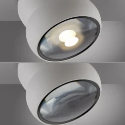 Downlight LED PURE Move, blanco, Ø 12 cm, metal/vidrio