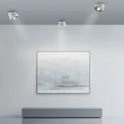 Downlight LED PURE Move, blanco, Ø 12 cm, metal/vidrio