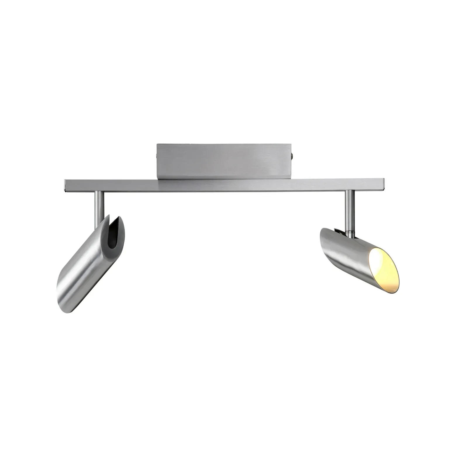 Downlight LED Risell, longitud 35 cm, color aluminio