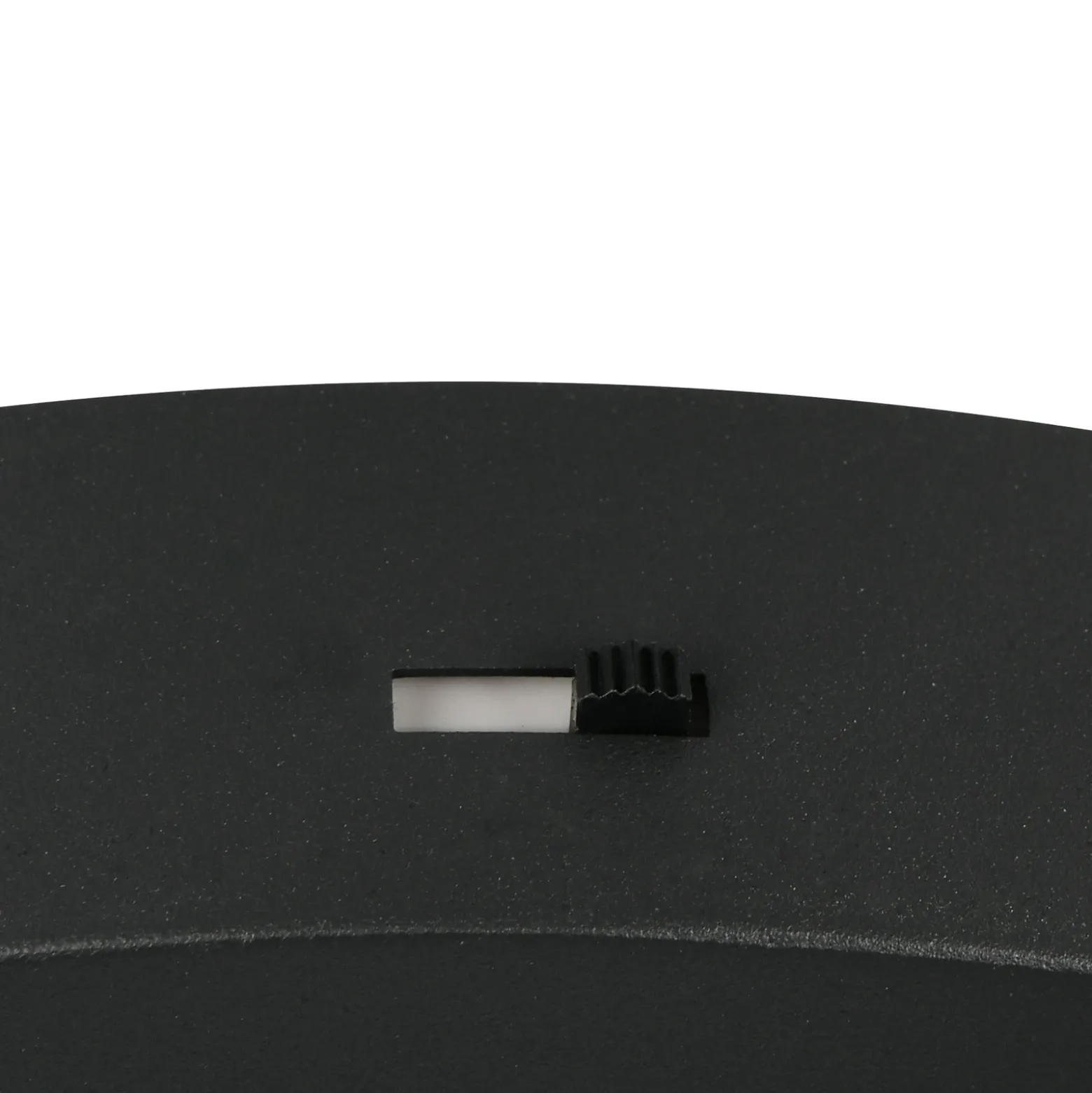 Downlight LED Romeo, Ø 30 cm, negro, metal, 5 luces.