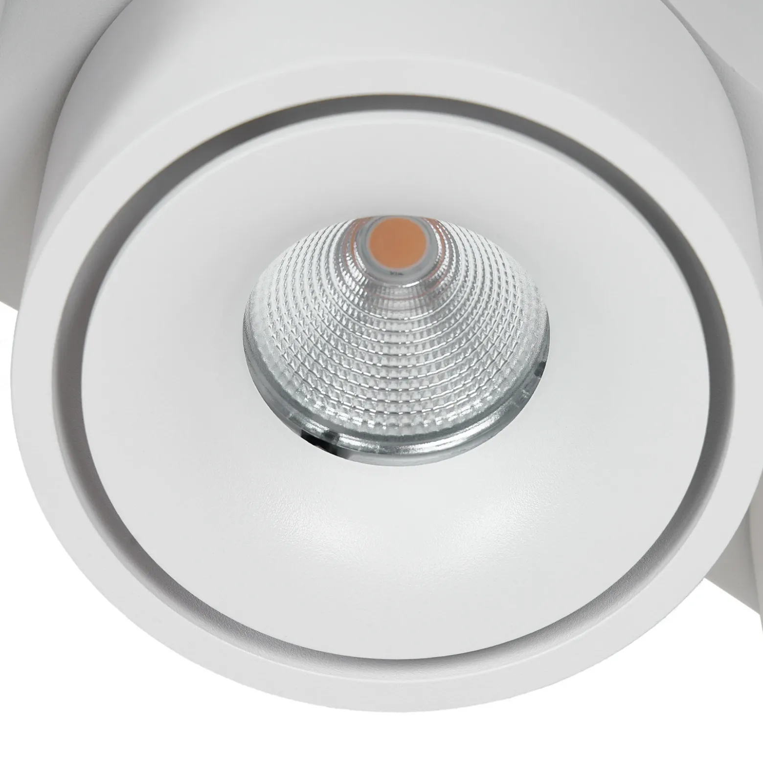 Downlight LED Rotari de Arcchio, lentes, 3 luces, blanco
