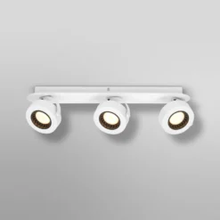 Downlight LED VENUS de OSRAM, blanco, 3 luces, metal, 3000 K