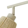 Downlight Lindby Anuva, 72 cm, 3 luces, beige, papel