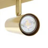 Downlight Lindby Iluna, 6 luces, latón, GU10