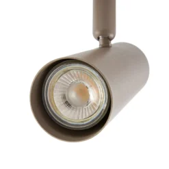 Downlight Lindby Iluna, 6 luces, marrón café, GU10