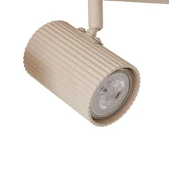 Downlight Lindby Kardis, beige, 6 luces, metal, GU10