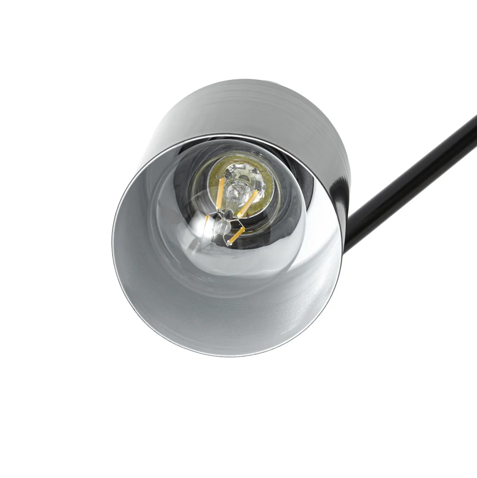 Downlight Lindby Ovelia, negro, 80 cm, 4 luces, E27