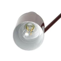 Downlight Lindby Ovelia, rojo oscuro, 80 cm, 4 luces, E27