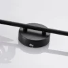 Downlight Lindby Tilen, 4 luces, negro, metal, 125 cm