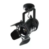 Downlight Lindby Tilen, 1 luz, negro, metal, 38 cm