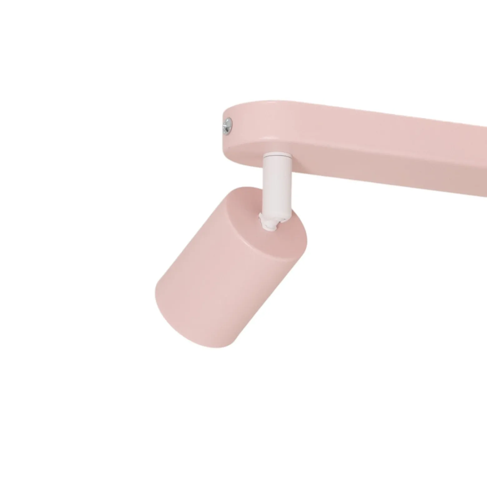 Downlight Livia, rosa, 52 cm, 3 luces, metal, GU10