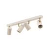 Downlight Lund en blanco, 4 luces