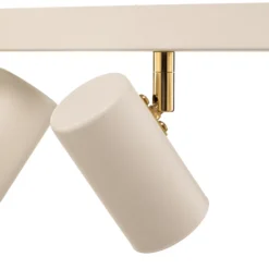 Downlight Lund en blanco, 4 luces