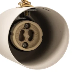 Downlight Lund en blanco, 4 luces