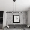 Downlight, Megara, longitud 80 cm, metal, 6 luces.