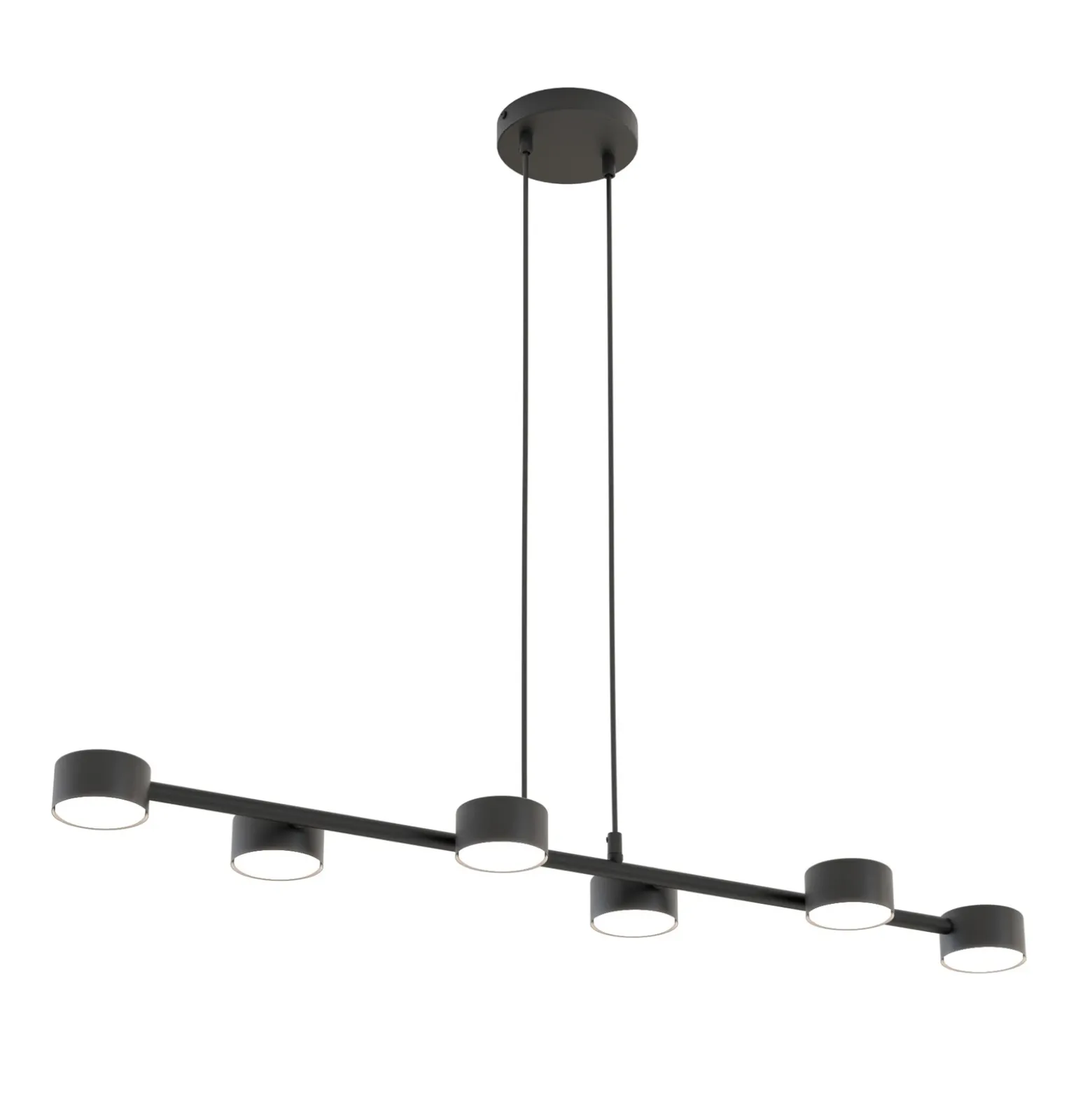 Downlight, Megara, longitud 80 cm, metal, 6 luces.