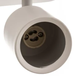 Downlight Modo de acero inoxidable, blanco, 3 luces