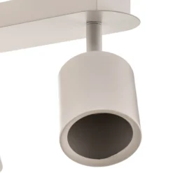 Downlight Modo de acero inoxidable, blanco, 3 luces