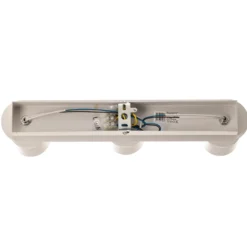Downlight Modo de acero inoxidable, blanco, 3 luces