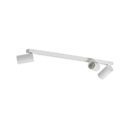 Downlight Mono III, 3 luces, blanco, 84 cm de largo, GU10