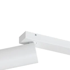 Downlight Mono III, 3 luces, blanco, 84 cm de largo, GU10