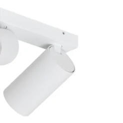 Downlight Mono III, 3 luces, blanco, 84 cm de largo, GU10