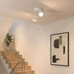 Downlight Nemo, 2 luces, blanco, orientable, GX53