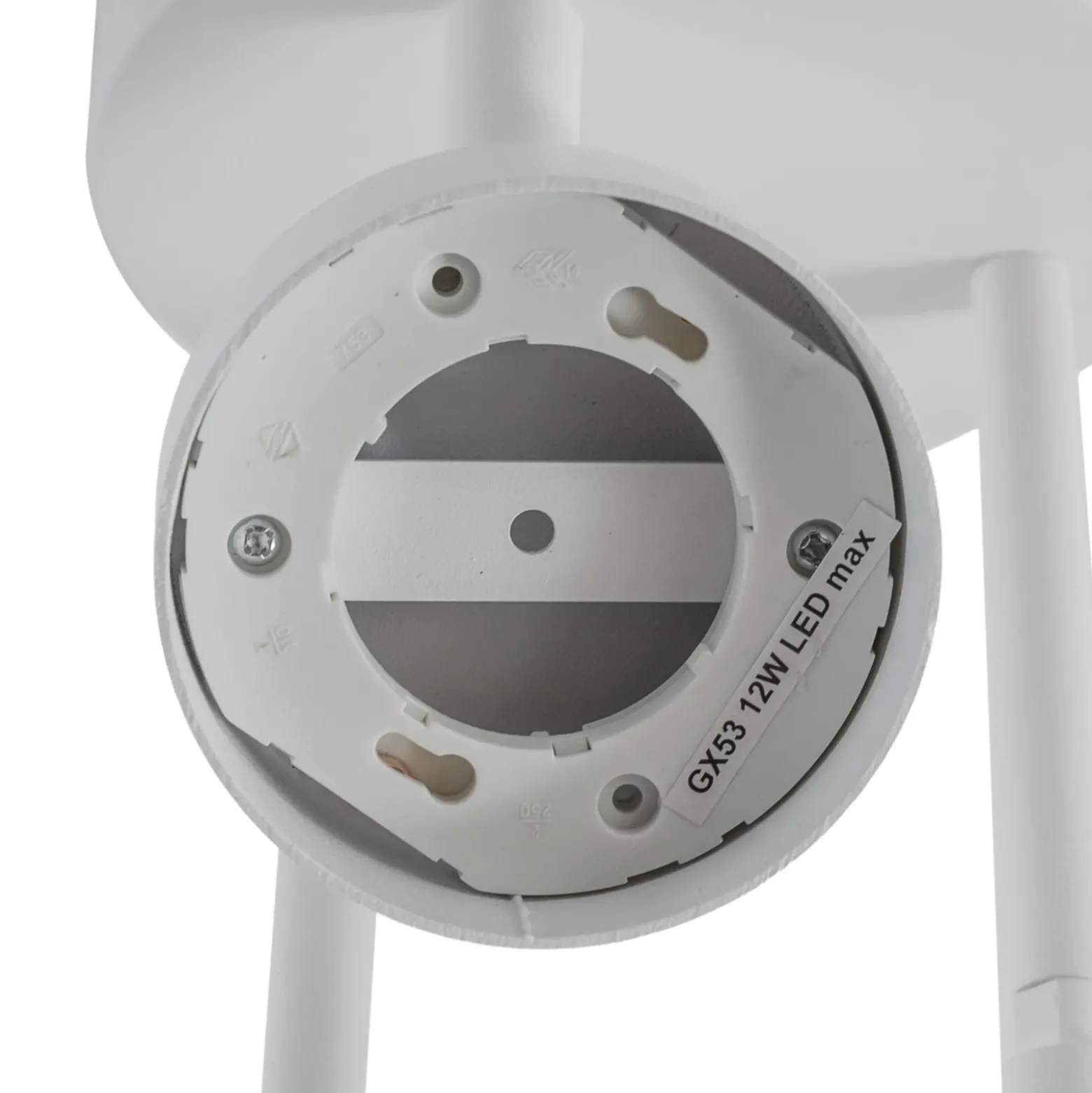 Downlight Nemo, 3 luces, blanco, orientable, GX53