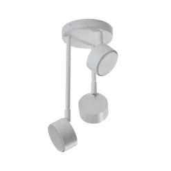 Downlight Nemo, 3 luces, blanco, orientable, GX53