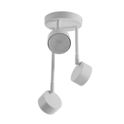 Downlight Nemo, 3 luces, blanco, orientable, GX53