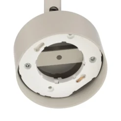 Downlight Nemo, 1 luz, gris-beige, orientable, GX53