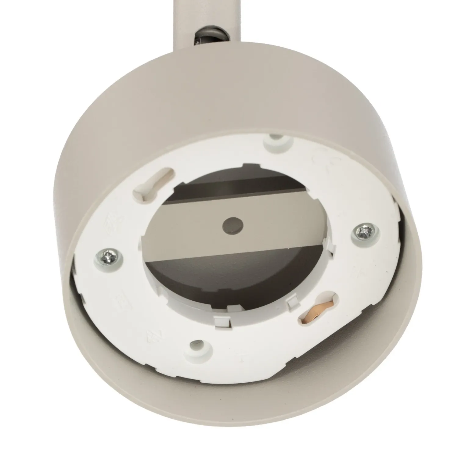 Downlight Nemo, 1 luz, gris-beige, orientable, GX53