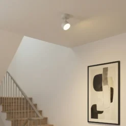 Downlight Nemo, 1 luz, gris-beige, orientable, GX53