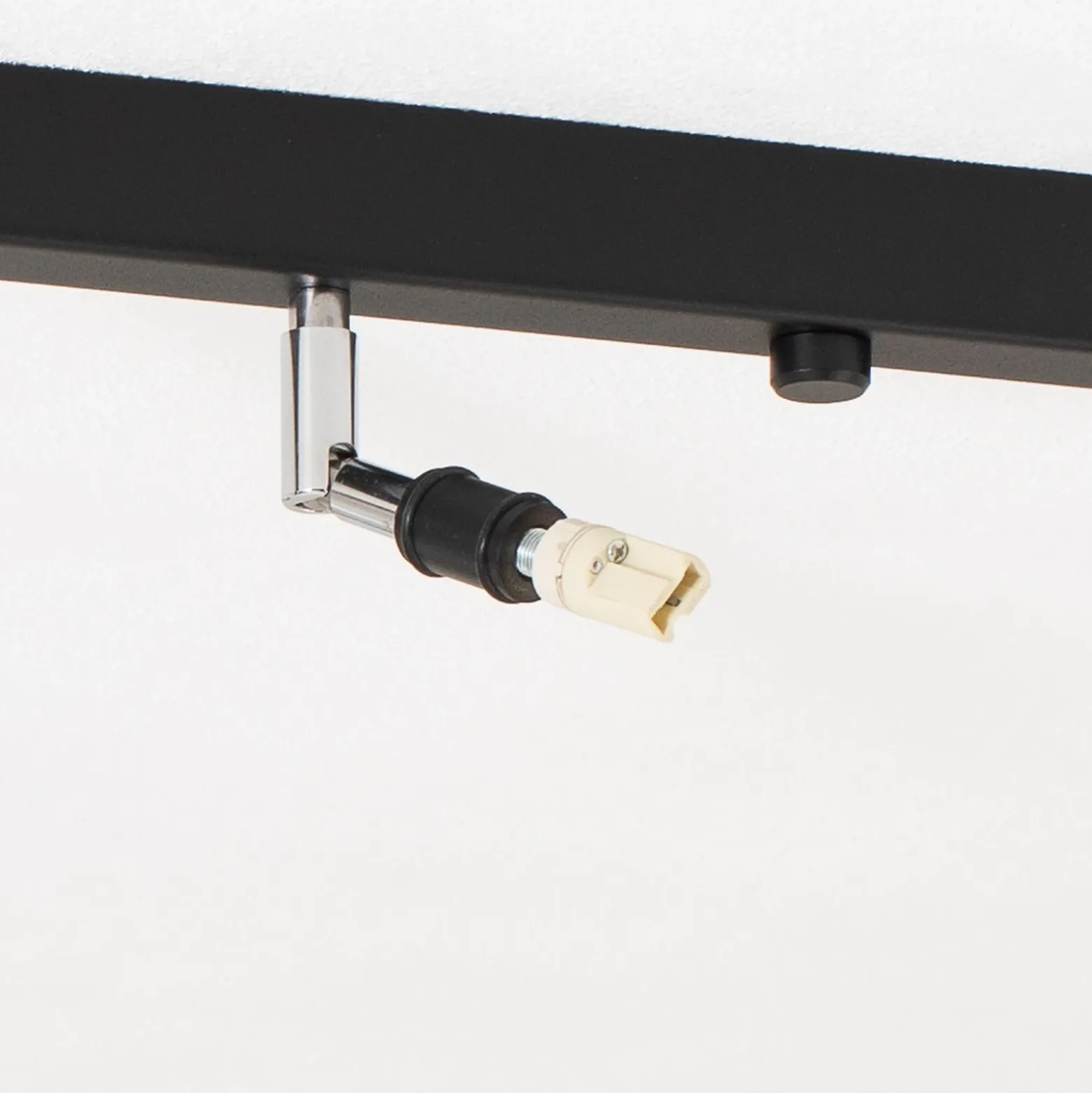Downlight Nicanor, negro/cromo, 60 cm, 4 luces.
