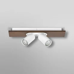 Downlight OSRAM MERCURY, blanco, 2 focos GU10-LED atenuable
