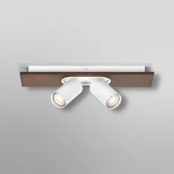 Downlight OSRAM MERCURY, blanco, 2 focos GU10-LED atenuable