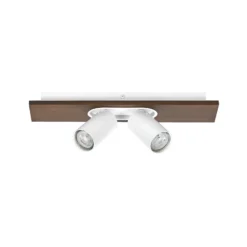 Downlight OSRAM MERCURY, blanco, 2 focos GU10-LED atenuable