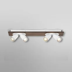 Downlight OSRAM MERCURY, blanco, 4 focos GU10-LED atenuable