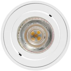 Downlight OSRAM ROUND, blanco, Ø 8 cm, metal, GU10