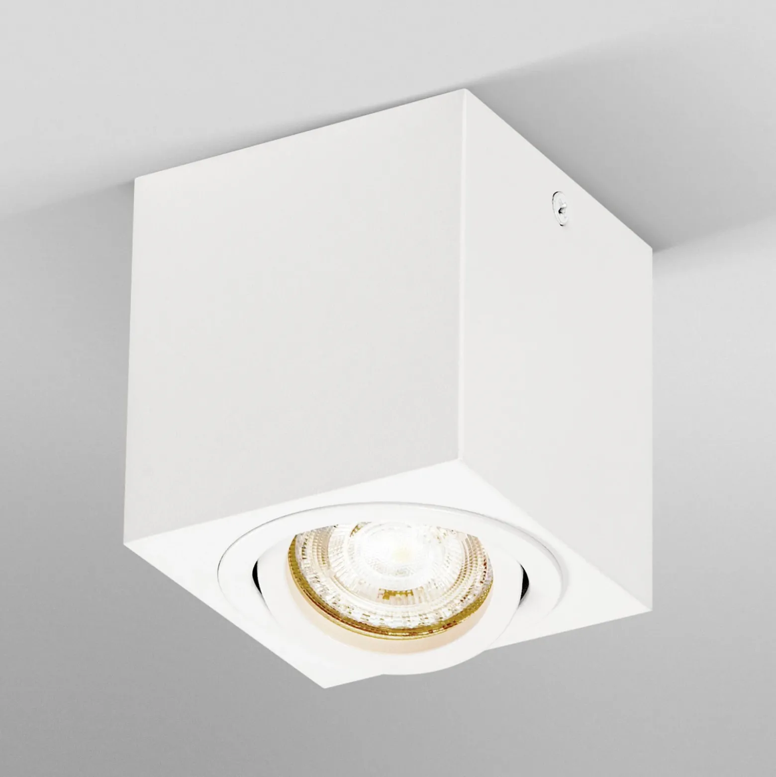 Downlight OSRAM SQUARE, blanco, 8 x 8 cm, metal, GU10