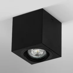 Downlight OSRAM SQUARE, negro, 8 x 8 cm, metal, GU10