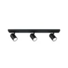 Downlight Paulmann Zyli, negro, 60 cm, 3 luces, IP44