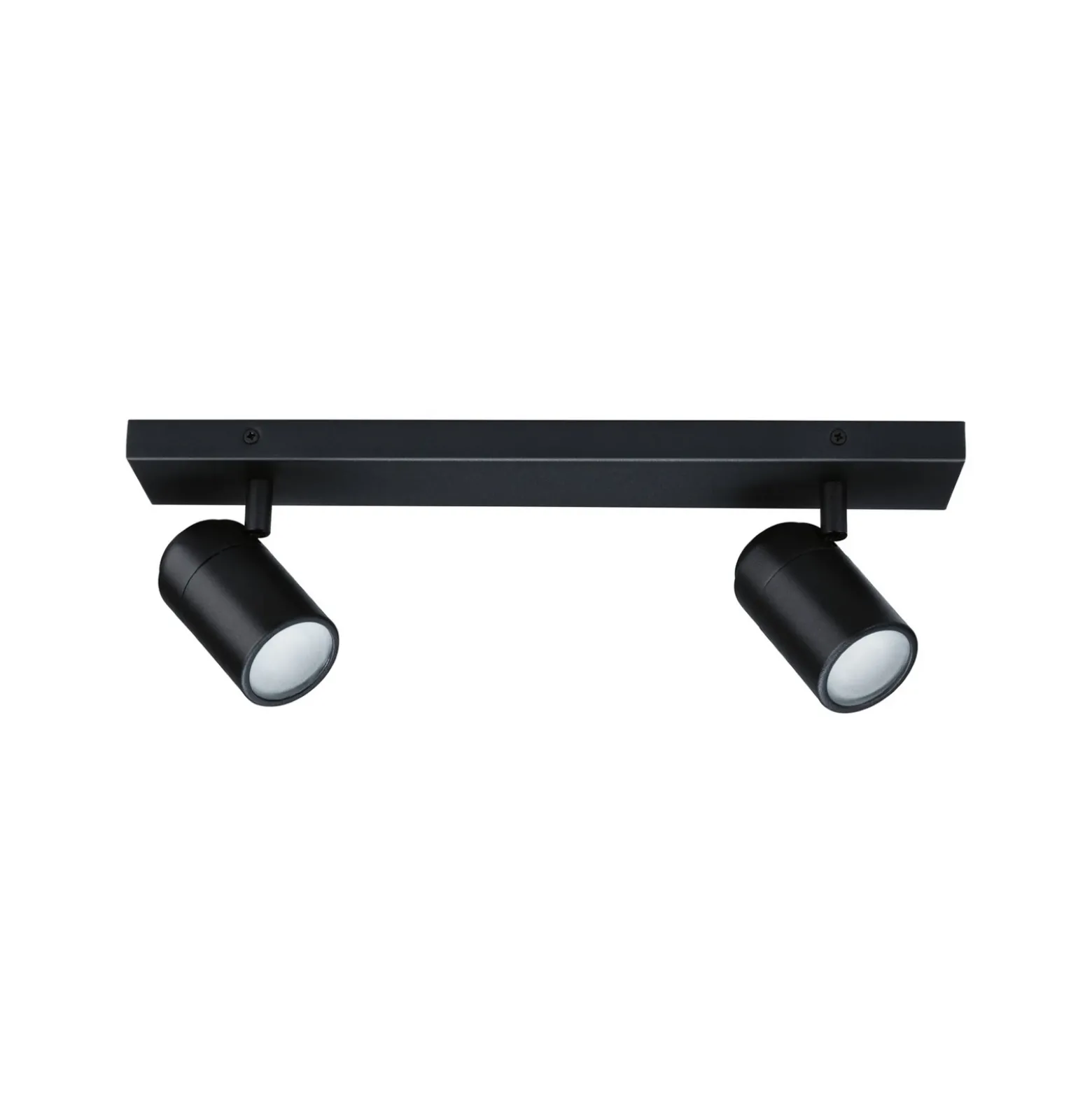 Downlight Paulmann Zyli negro, longitud 40 cm, 2 luces, IP44