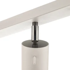 Downlight redondo, blanco, 6 luces lineales