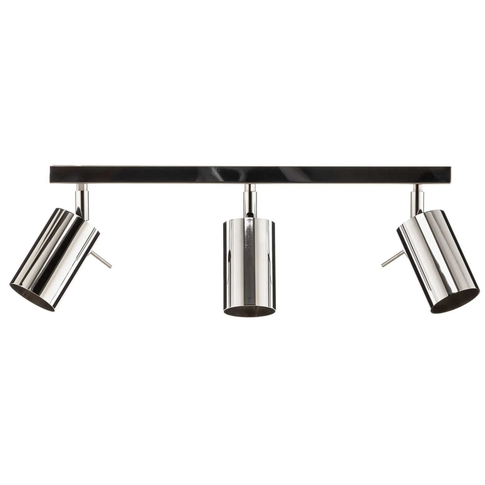 Downlight redondo, cromado, 3 luces lineales