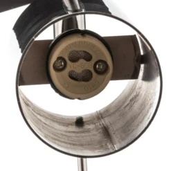 Downlight redondo, cromado, 4 luces lineales