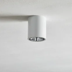 Downlight redondo en blanco, Ø 11 cm