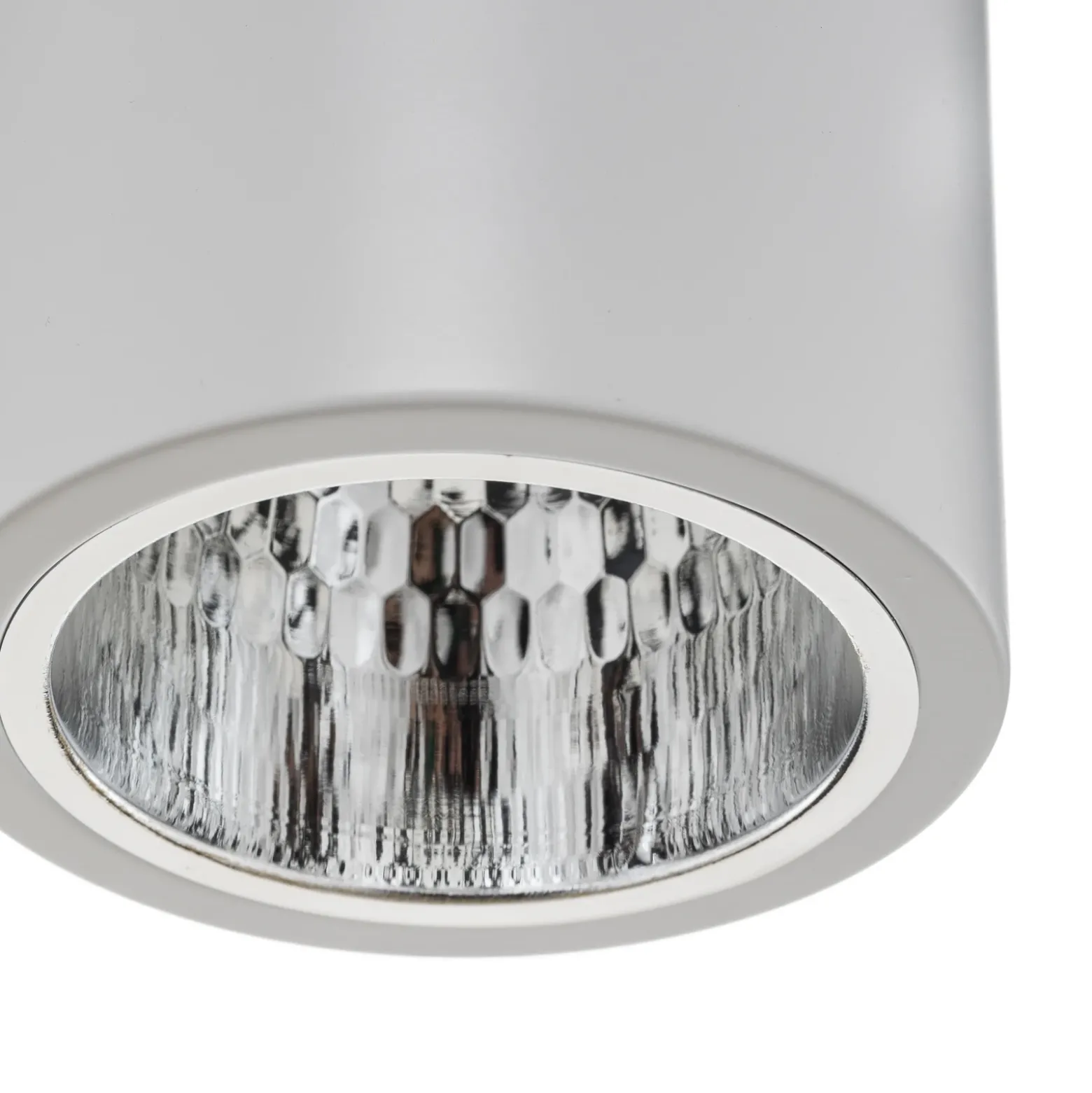 Downlight redondo en blanco, Ø 11 cm