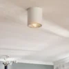 Downlight redondo en blanco, Ø 13,3 cm